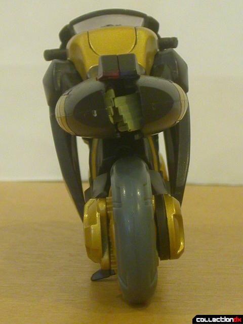 Autobot Prowl- vehicle mode (back view, notice the misaligned hands)