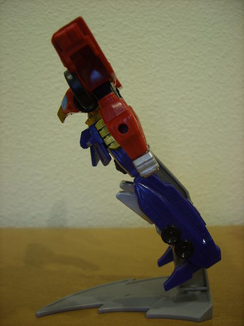 Retrofire High Octane Megazord (showing angle of display stand arm)