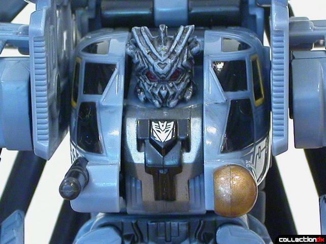 Decepticon Blackout- robot mode (chest and head detail)