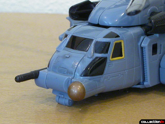 Decepticon Blackout- vehicle mode (nose detail)