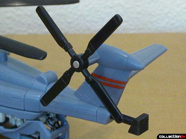 Decepticon Blackout- vehicle mode (tail rotor detail)