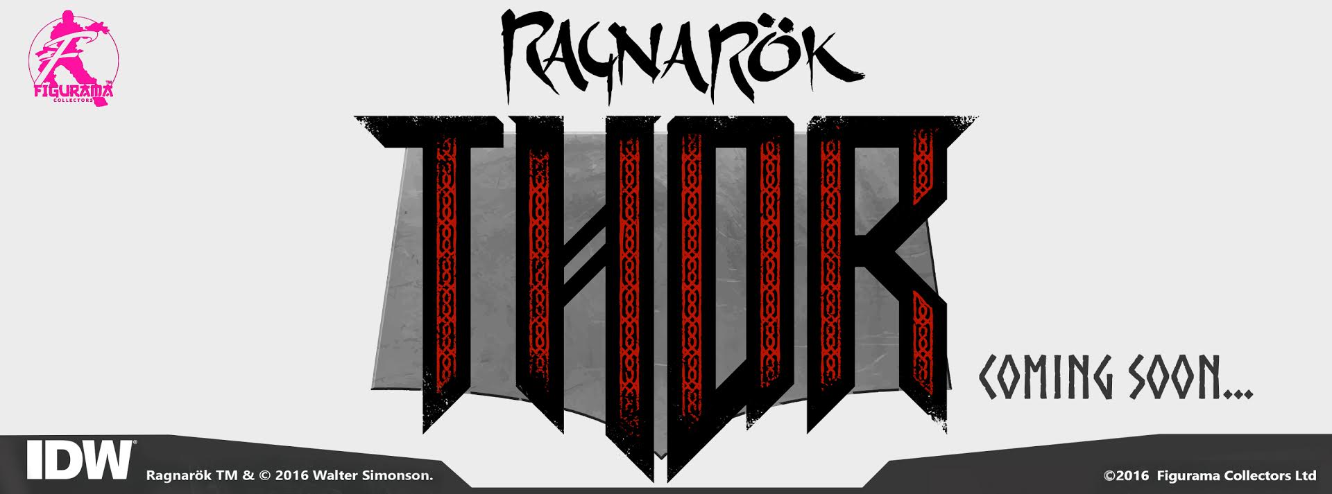 Figurama Collectors' Ragnarok Thor 1/6 scale figure Teaser logo