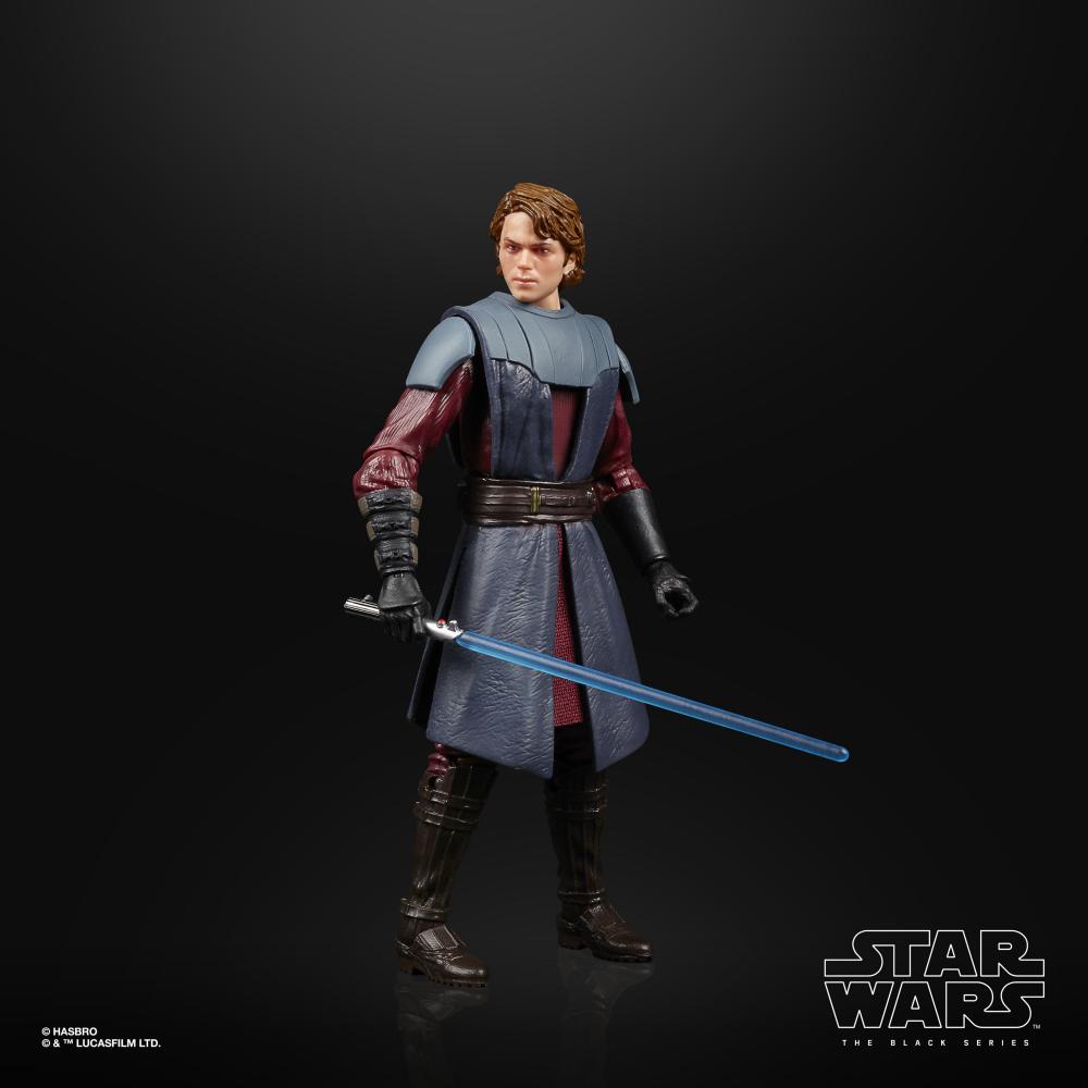 STAR WARS: THE BLACK SERIES LUCASFILM 50TH ANNIVERSARY 6-INCH ANAKIN SKYWALKER Figure (HASBRO/Ages 4 years & up/Approx. Retail Price: $24.99/Available: Summer 2021)  Commemorate the first 50 years of LUCASFILM with figures from STAR WARS: THE BLACK SERIES, featuring STAR WARS: THE CLONE WARS-inspired packaging. Recall intense moments from the STAR WARS Galaxy with this STAR WARS: THE BLACK SERIES LUCASFILM 50TH ANNIVERSARY 6-INCH ANAKIN SKYWALKER Figure, featuring premium deco across multiple points of articulation. STAR WARS fans and collectors can display this highly poseable, fully articulated figure in their action figure and vehicle collection. Includes figure and accessory. Available exclusively at Target.