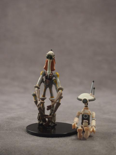 Gasgano with Pit Droid