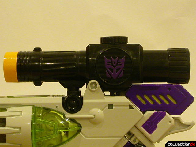 Decepticon Megatron- blaster mode (scope detail)