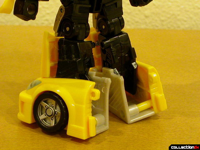 Autobot Bumblebee- robot mode (back of legs detail)