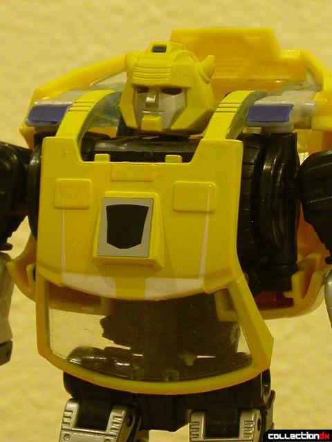 Autobot Bumblebee- robot mode (torso detail)