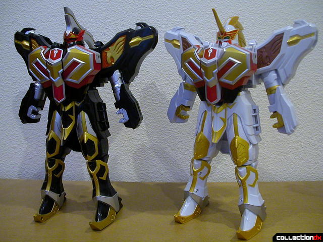 FireKaiser (left) and Saint Kaiser (right)