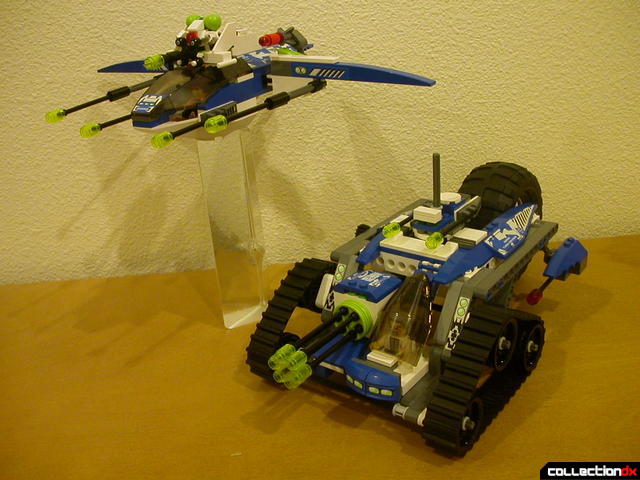 Hybrid Rescue Tank- fighter and drive sections together (posed 1)