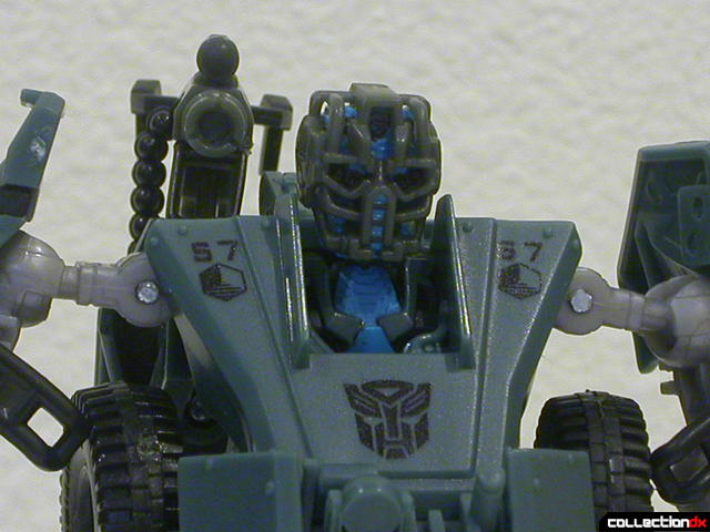 Autobot Landmine- robot mode (rifle shown over right shoulder)