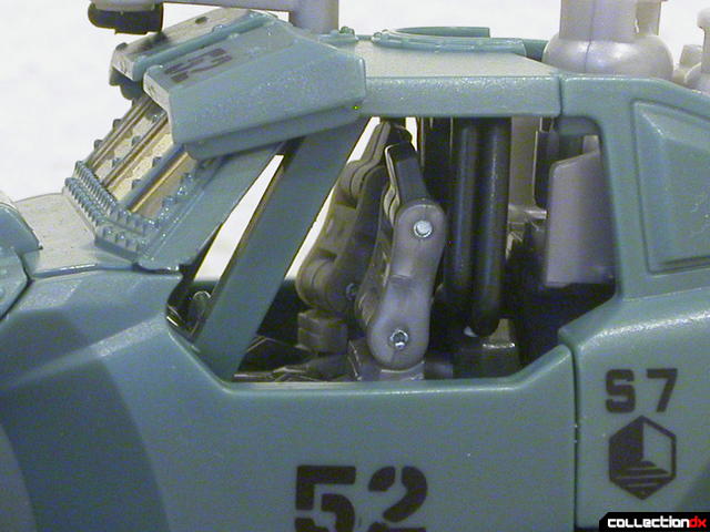 Autobot Landmine- vehicle mode (cabin detail)
