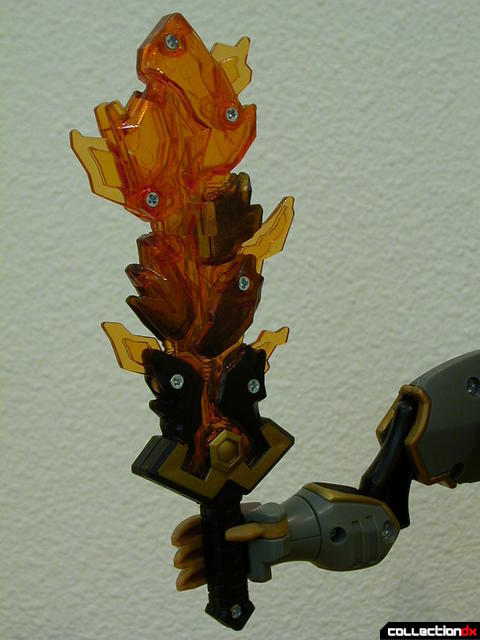 Dinobot Grimlock- robot mode (sword with flame details extended)