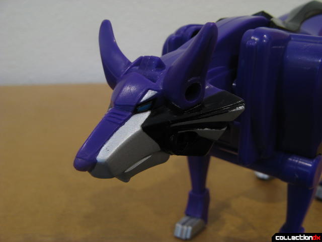 Transforming Fury Megazord Set- Purple Wolf (head detail)