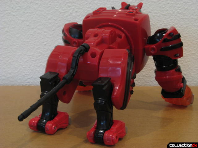 Transforming Fury Megazord Set- Red Tiger Spirit Zord (back)