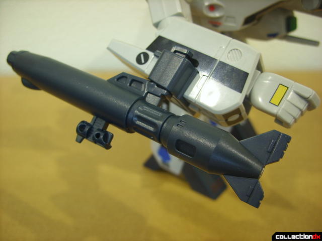 Origin of Valkyrie VF-1A Valkyrie Max ver.- GERWALK Mode (gun pod stored on right arm)