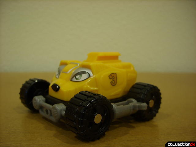 High Octane Megazord- Bear Crawler Zord Attack Vehicle (yellow section normal)
