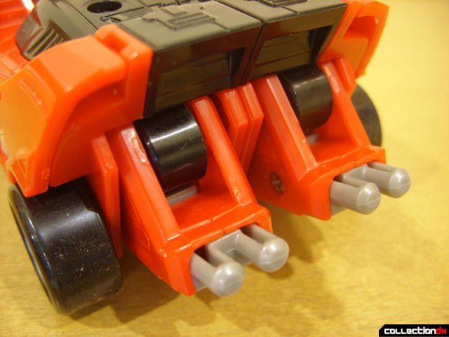 High Octane Megazord- Eagle Racer Zord Attack Vehicle (exhaust pipes detail in back)