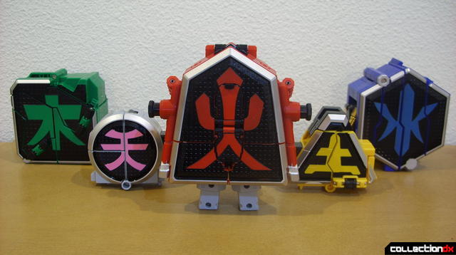 DX Samurai Gattai Shinken-Oh (Origami together in Emblem Mode)