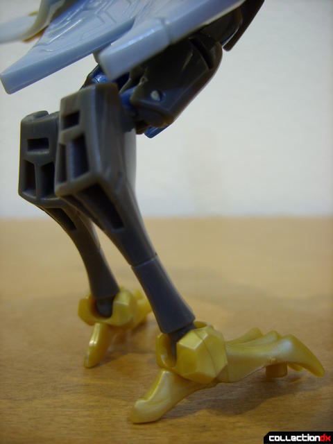 Animated Deluxe-class Autobot Swoop- beast mode (legs detail, back)