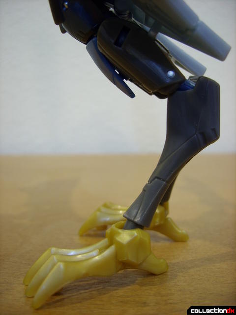 Animated Deluxe-class Autobot Swoop- beast mode (legs detail, left profile)