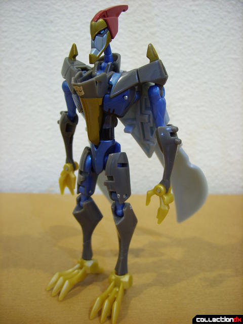 Animated Deluxe-class Autobot Swoop- robot mode (front)