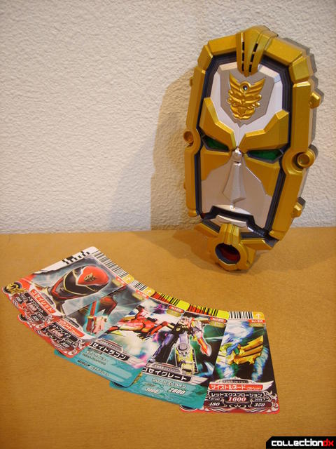 Gosei Power Kaihoki Tensouder (with five provided Gosei Cards)