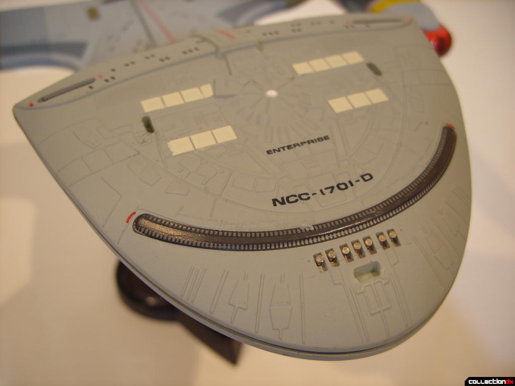 Starship Legends U.S.S. Enterprise-D (detail of connecting surface on Battle Section, including Battle Bridge)
