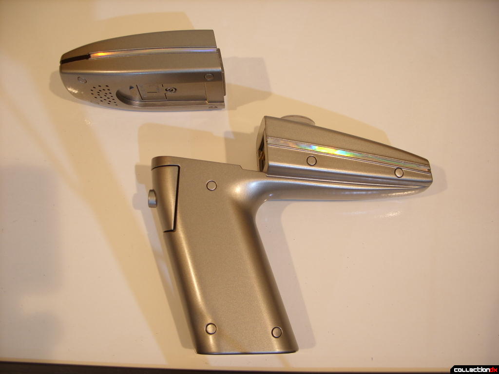 Star Trek II TWoK Phaser- attaching Type 1 (above) to Type 2