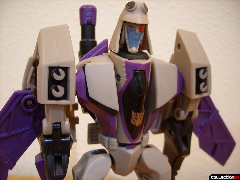 Voyager-class Decepticon Blitzwing- robot mode (torso, front)