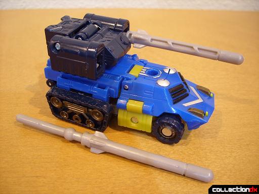 Scout-class Autobot Scattorshot- vehicle mode (right missile removed)