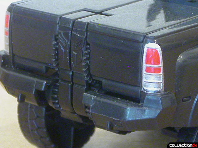 Autobot Ironhide- vehicle mode (close-up of Autobot symbol)