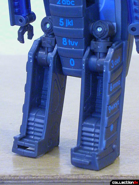 Autobot Speed Dial 800- robot mode (legs faced backwards)