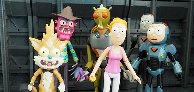 rick and morty action figures set
