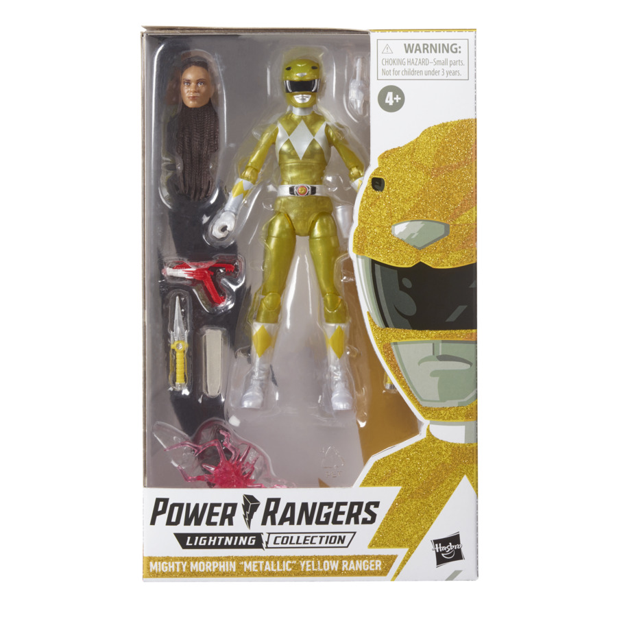 Power Rangers Metallic YELLOW Ranger
