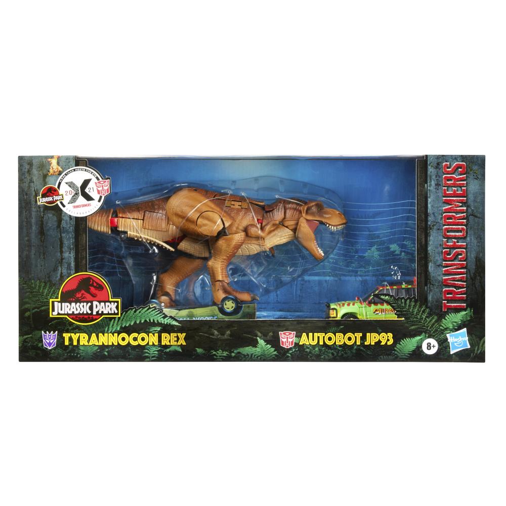 TRANSFORMERS x Jurassic Park TYRANNOCON REX & AUTOBOT JP93