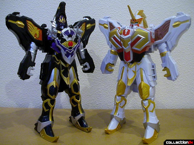 DX WolKaiser (left) and DX Saint Kaiser (right)