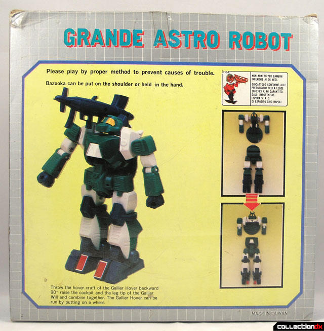 Grande Astro Robot Box back