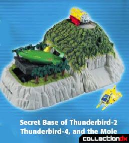 Secret base of Thunderbird-2, 4 and Mole