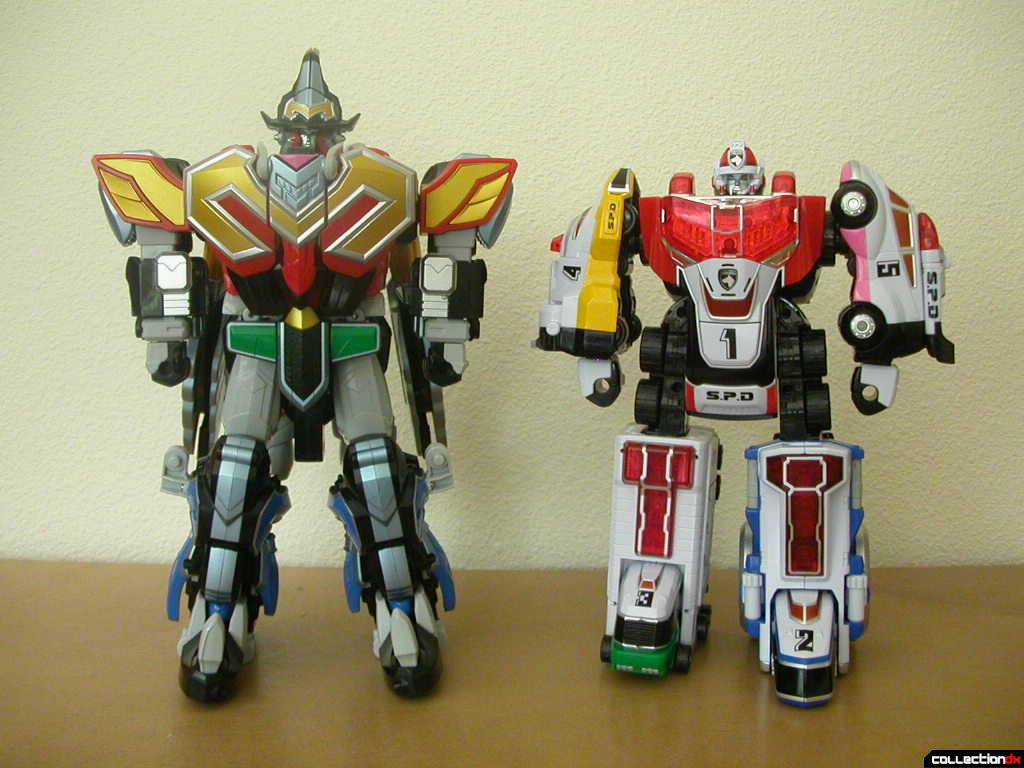 DX Majin Gattai MagiKing and DX Tokusou Gattai DekaRanger Robo