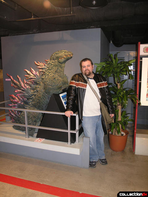 Josh and the Godzilla Costume