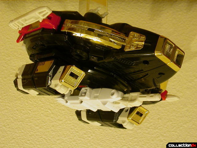 Deluxe Astro Galactic Megazord- Megaship Mode (booster accessory parts attached)