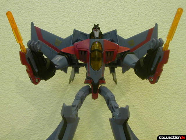 Decepticon Starscream- robot mode posed (1, alt. angle)