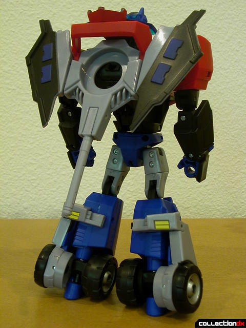 Autobot Optimus Prime- robot mode (Ion Ax attached to back)