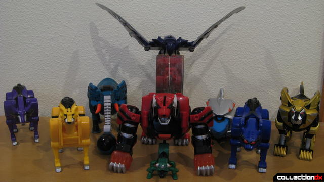 Transforming Fury Megazord Set- all Spirit Zords together (2)