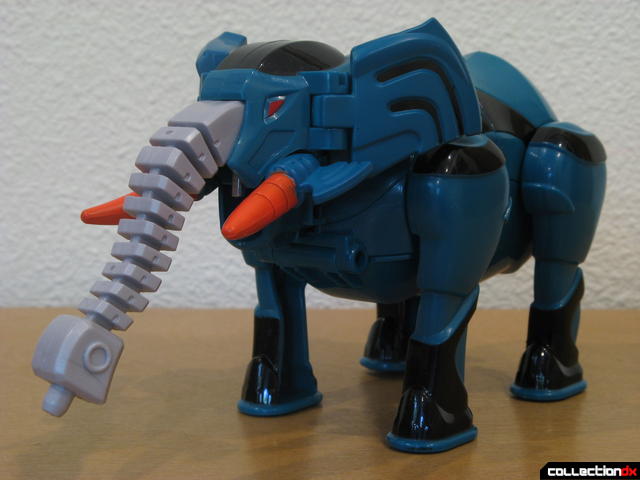 Transforming Fury Megazord Set- Green Elephant Spirit Zord (front)