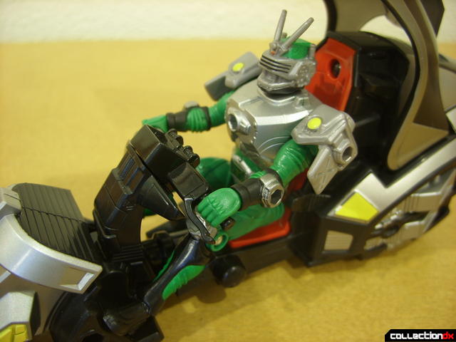 Kamen Rider Blank Knight with Advent Cycle (Kamen Rider Torque seated)