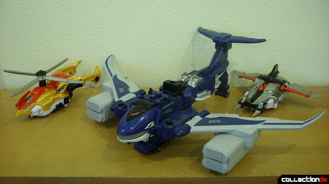 (L to R) Engines Toripter, Jumbwhale, and Jettoras