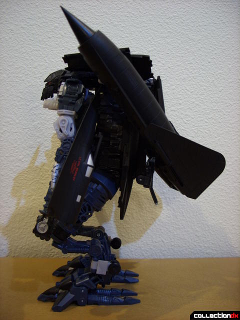 RotF Leader-class Autobot Jetfire- robot mode (left profile, upright without cane)