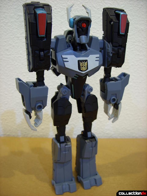 Animated Voyager-class Decepticon Shockwave- Shockwave form (front)