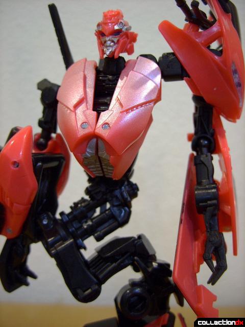 RotF Deluxe-class Autobot Arcee- robot mode (torso with S-bend waist)
